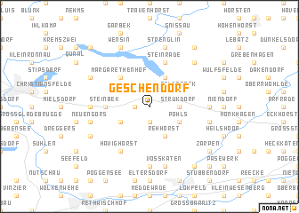 map of Geschendorf