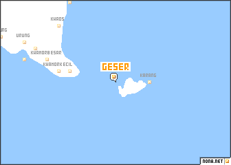 map of Geser
