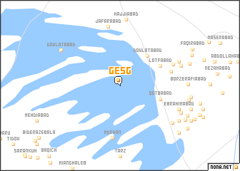 map of Gesg