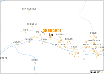 map of Geshderi