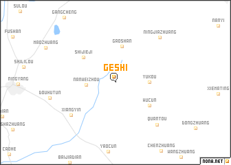 map of Geshi
