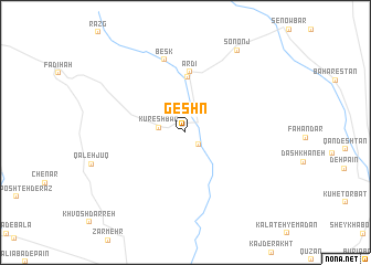 map of Geshn