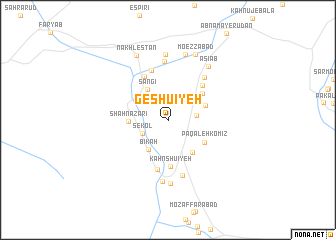 map of Geshū\