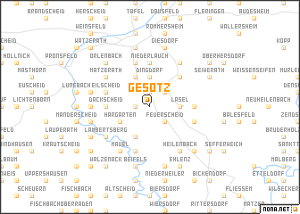 map of Gesotz