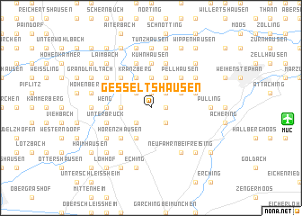 map of Gesseltshausen