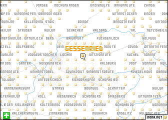 map of Gessenried