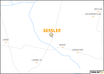 map of Gessler