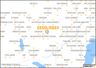 map of Gesslingen