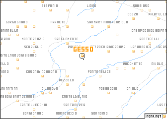 map of Gesso