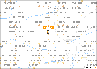 map of Gesso