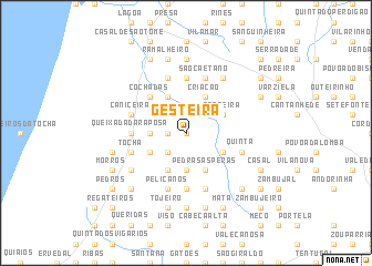 map of Gesteira