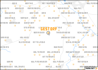 map of Gestorf