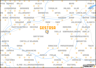 map of Gestosa