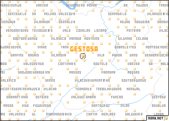 map of Gestosa