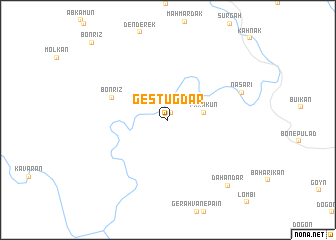 map of Gestūgdār