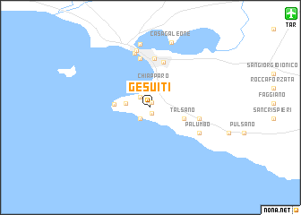 map of Gesuiti