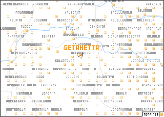 map of Getahetta