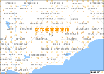 map of Getamanna North