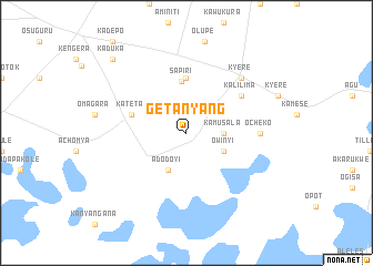 map of Getanyang