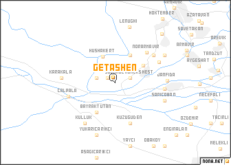 map of Getashen