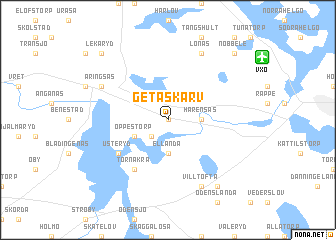 map of Getaskärv