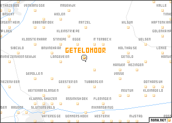 map of Getelomoor