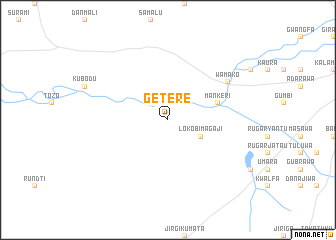 map of Getere