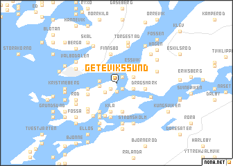 map of Getevikssund