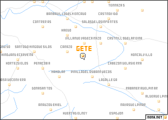 map of Gete