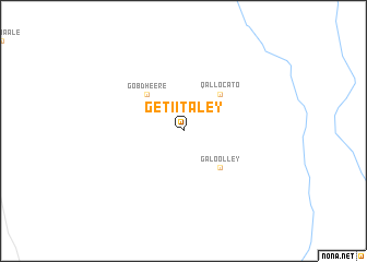 map of Getiitaley