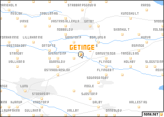 map of Getinge