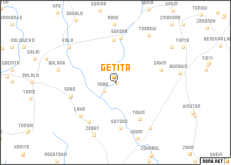 map of Getita