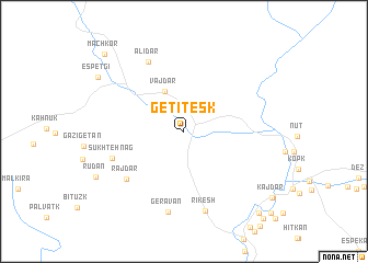 map of Getī Tesk