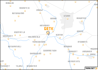 map of Getk