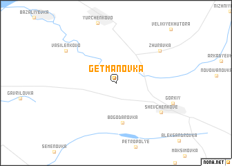 map of Getmanovka