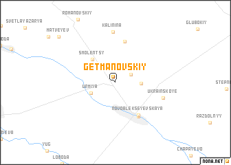 map of Getmanovskiy