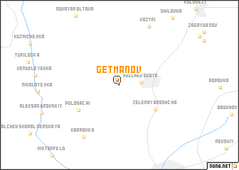 map of Getmanov