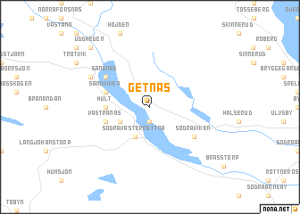 map of Getnäs