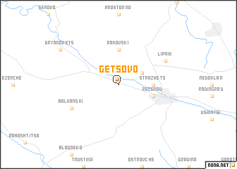 map of Getsovo