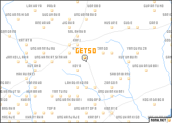 map of Getso