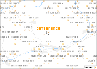 map of Gettenbach