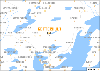 map of Getterhult