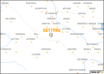 map of Gettnau