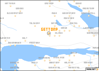 map of Gettorp