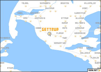 map of Gettrup