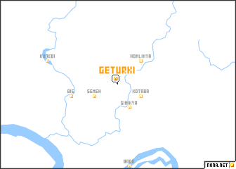 map of Geturki