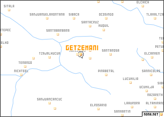 map of Getzemani