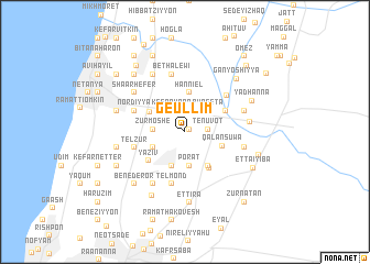 map of Geʼullim