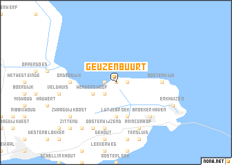 map of Geuzenbuurt