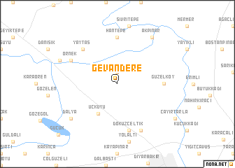 map of Gevandere